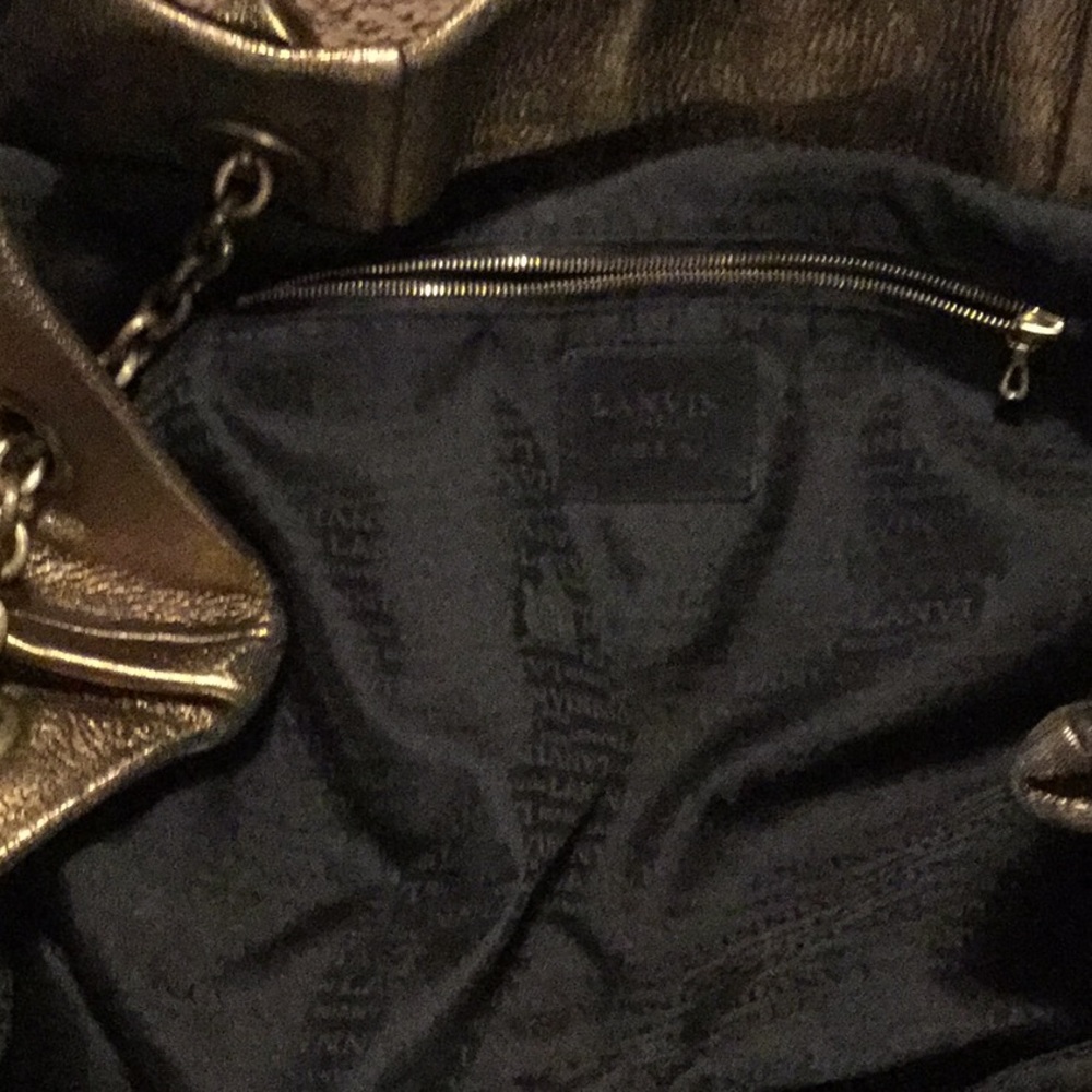 Lanvin Metallic Cloth Purse with Swarovski Heart - Picture 8 of 8
